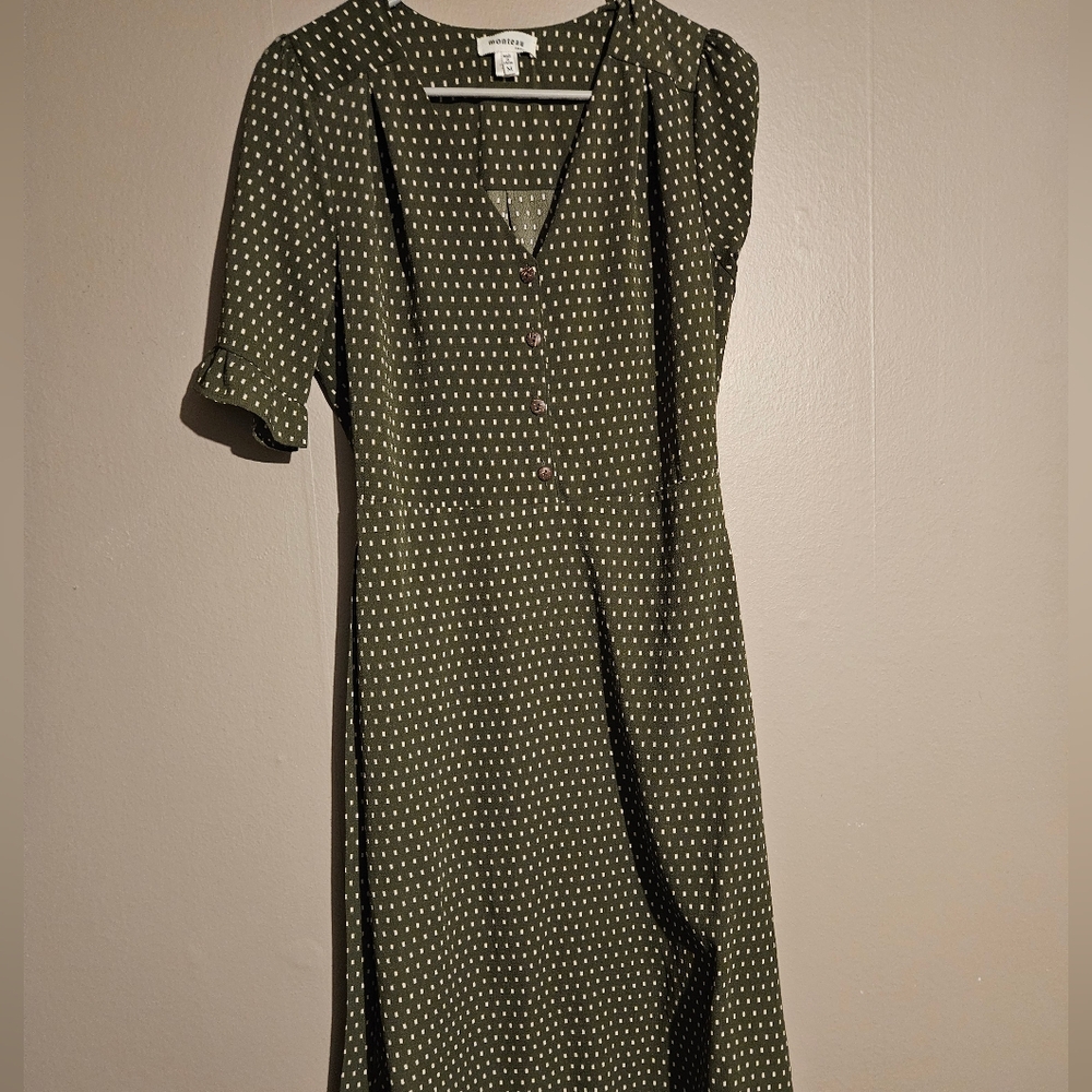 Green Dress - Vintage look